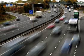 Traffic on the M1 motorway. Picture Rui Vieira/PA Archive/PA Images