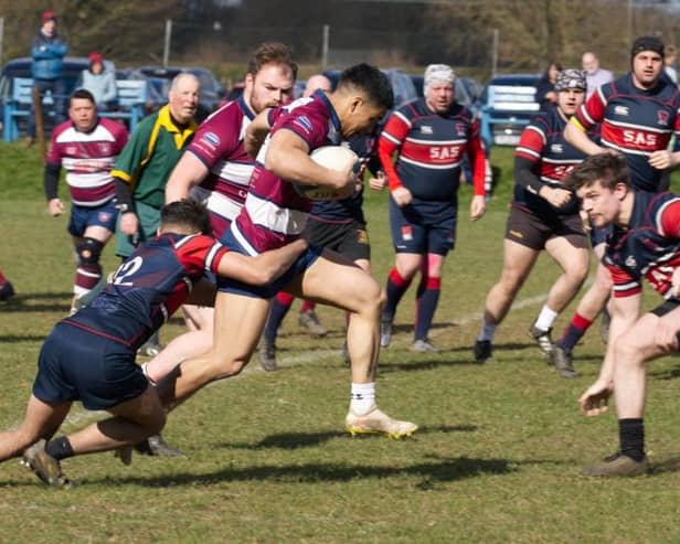 Action from Saturday's win for Biggleswade 2s. Photo: Carl Wolfenden.