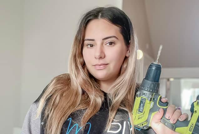 Biggleswade tradesperson ad Tik Tok influencer Jasmine Gurney who wants to inspire more women to enter the male dominated construction industry