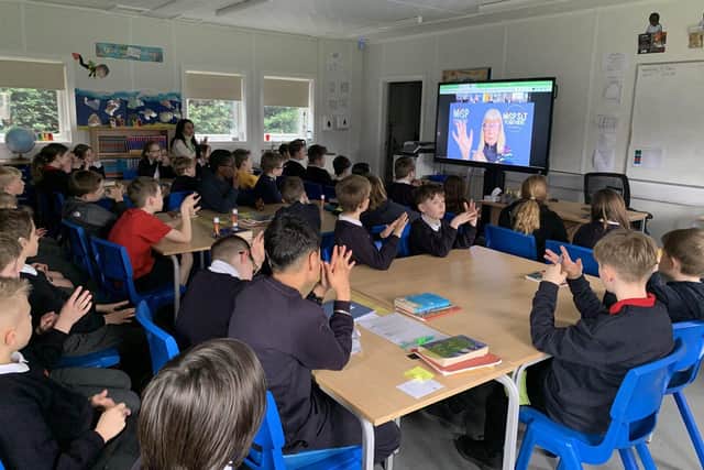 Ofsted inspectors said mindfulness lessons contribute to a calm atmosphere at the school