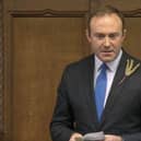 Blake speaking in the Commons in 2024 calling on the Prime Minister to rethink his decision