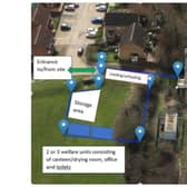 Network Rail Site Plan. PIC: Biggleswade Town Council agenda