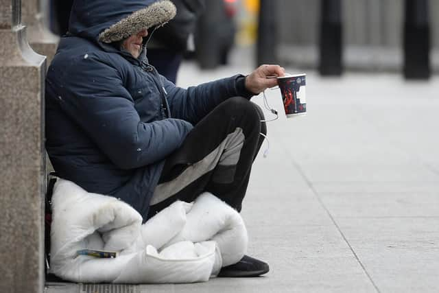 Up to 1,000 people in Central Bedfordshire will be homeless this Christmas - stock picture