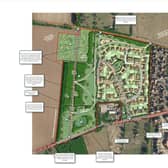 Illustrative Masterplan of the proposed development on land north of Sandy Road, Potton. Picture: CSA Environmental