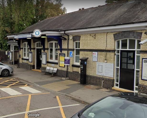 Trains were delayed between Biggleswade and Huntingdon this morning