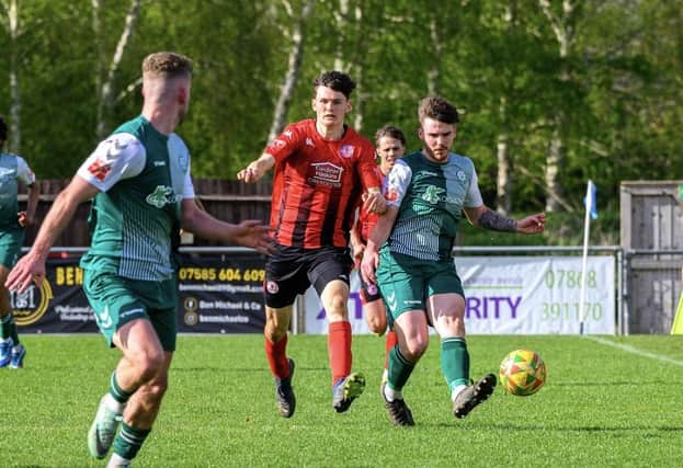 Action from Biggleswade FC's draw with Cirencester on Saturday. Photo: Guy Wills Sports Photography.