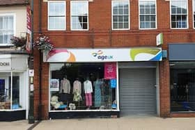 The Age UK shop in Biggleswade. The charity is taking part in The Big Help Out, a voluntary initiative to celebrate the Coronation and encourage volunteers