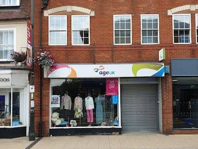 The Age UK shop in Biggleswade. The charity is taking part in The Big Help Out, a voluntary initiative to celebrate the Coronation and encourage volunteers