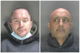 L: Trefor Jones and R: Mukhtar Lail. Pic: Hertfordshire Constabulary