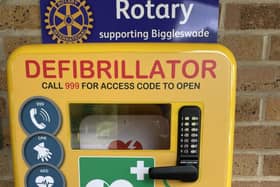 Rotary Defibrillator at Saxon Pool