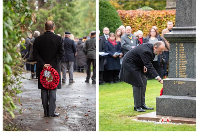 A previous Remembrance Day event in Stotfold. Images supplied by Stotfold Town Council.