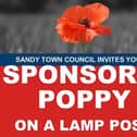 Support this year's Poppy Appeal by sponsoring a poppy on a lamppost