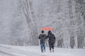 Stock image of snow in Yorkshire.