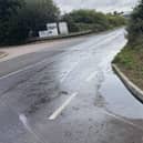 The sewage leak. Picture: Councillor Hayley Whitaker