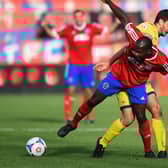 Kieron Forbes, pictured in action for Aldershot, has re-joined Biggleswade Town.