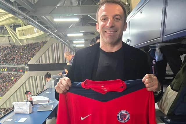 Alessandro Del Piero is one of many stars to have been pictured with a United shirt.