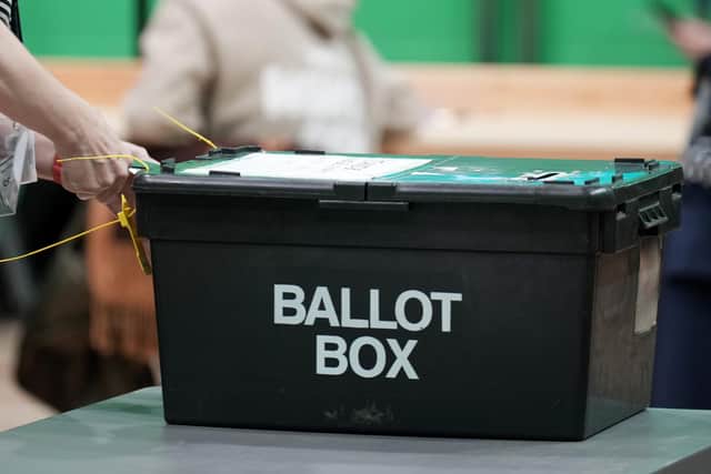 Ballot boxes at the Rochdale by-election. Photo by Christopher Furlong/Getty Images