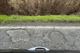 Bedford Road near Moggerhanger has been causing issues