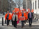 Coeliac UK march to Downing Street