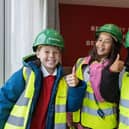 Local primary school children enjoy the visit