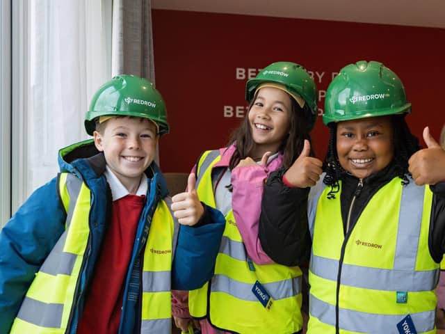 Local primary school children enjoy the visit
