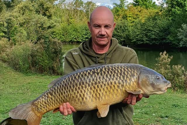 Terry Peniston with his 23lb 3oz Broom common.