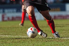 Close up of football player