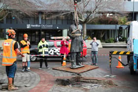 These are some of the statues that have been taken down as the Black Lives Matter movement continues to gain momentum (Photo: MICHAEL BRADLEY/AFP via Getty Images)