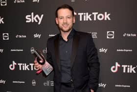 Miles Laflin wins the High Quality Content Creator of the Year Award at the UK TikTok Awards Ceremony (Photo by Nicky J Sims/Getty Images for TikTok UK Creator Awards 2024)