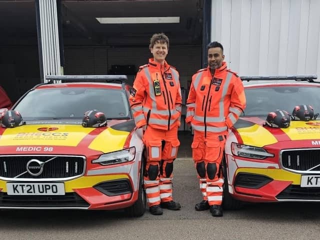 The team of volunteer doctors and medics, who attended over 450 emergencies last year in their spare time