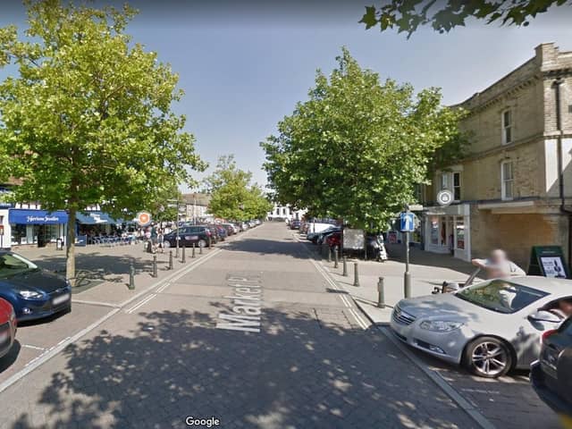 Biggleswade's Market Square. Photo: Google Maps Street View