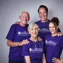 Willow charity founders Bob and Megs Wilson with newly appointed honorary presidents David and Frankie Seaman. The two men bonded over football and have been friends ever since.