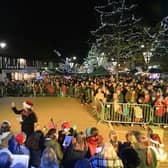 The Sandy lights switch on is always a popular event - Photo June Essex