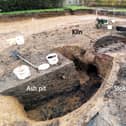 The uncovered kiln. Picture: Central Bedfordshire Council