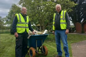 David and Richard at Sue Ryder St John's Hospice