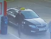The CCTV image shows Jesbir with the vehicle at the Esso Petrol Station in Norton Way, Letchworth. Picture: Bedfordshire Police