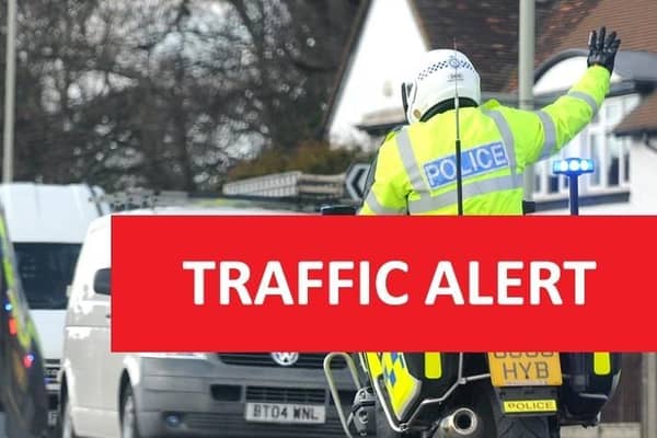 The A6 near Gravenhurst is closed both ways