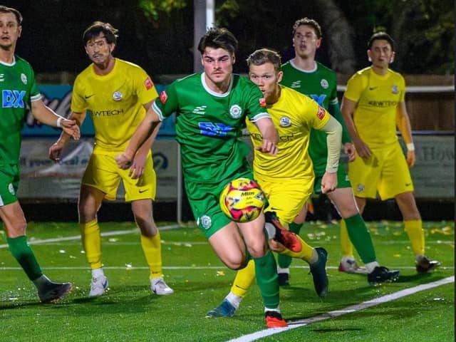 Beaten: Biggleswade FC suffered two defeats this week - pic: Guy Wills