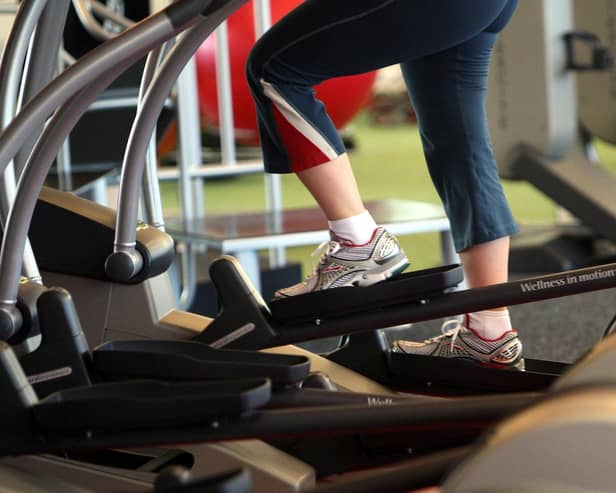 File photo of a person in a gym