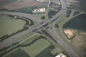 An artistic impression of the new look A1 Black Cat roundabout