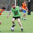 Players enjoying their football