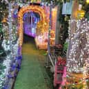 Visitors are invited to walk through the magical Winter Wonderland display