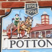 Potton town sign. Picture: Tony Margiocchi