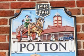 Potton town sign. Picture: Tony Margiocchi