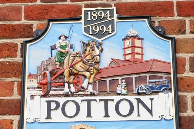 Potton town sign. Picture: Tony Margiocchi