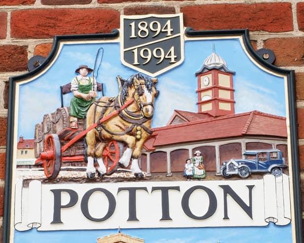 Potton town sign. Picture: Tony Margiocchi