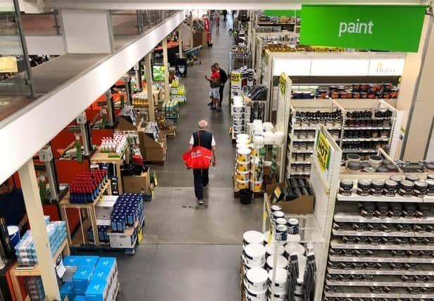 A general view inside a branch of the DIY retail chain Homebase. Photo by Matt Cardy/Getty Images.