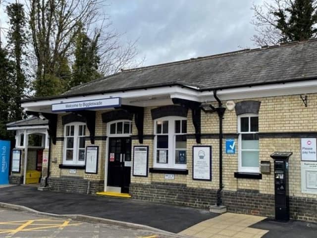 Biggleswade train station. Image supplied by Richard Fuller MP.
