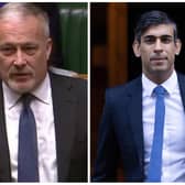 L: Richard Fuller MP and  R: Prime Minister Rishi Sunak