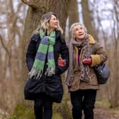 Audrey Houghton and daughter Jodie. Image: Richard Faulks via RNID